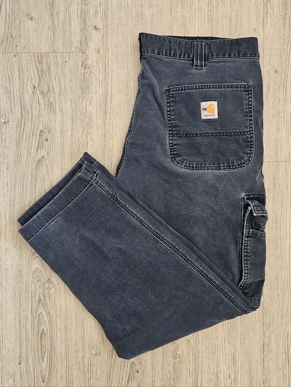 Carhartt 38x30 Men's Navy FR Cargo Pants - Rugged Workwear